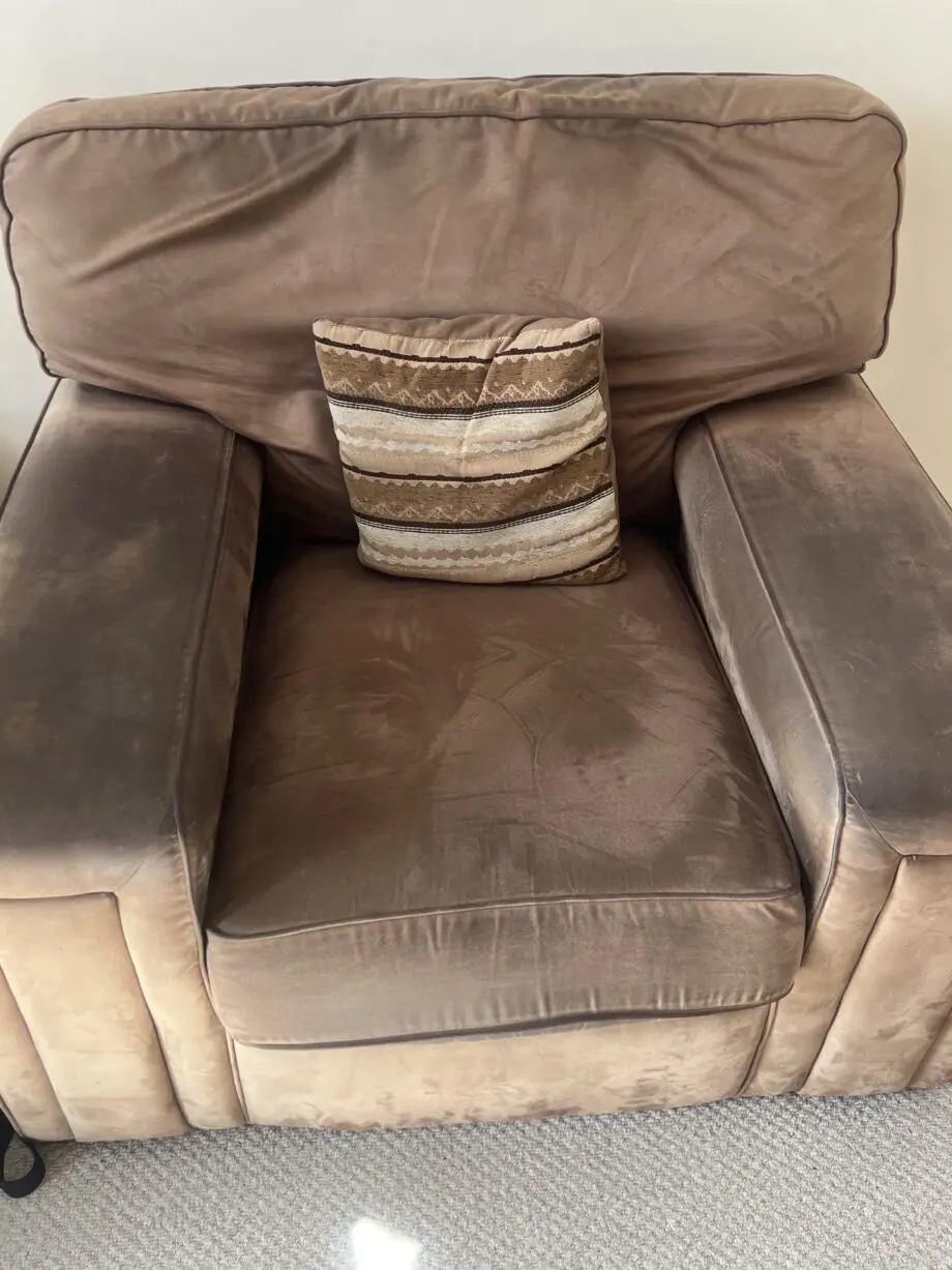 Sofa with armchair