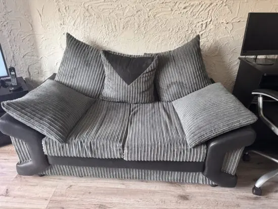Grey 2 seater