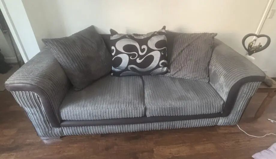 Cuddle chair and 3 seater set