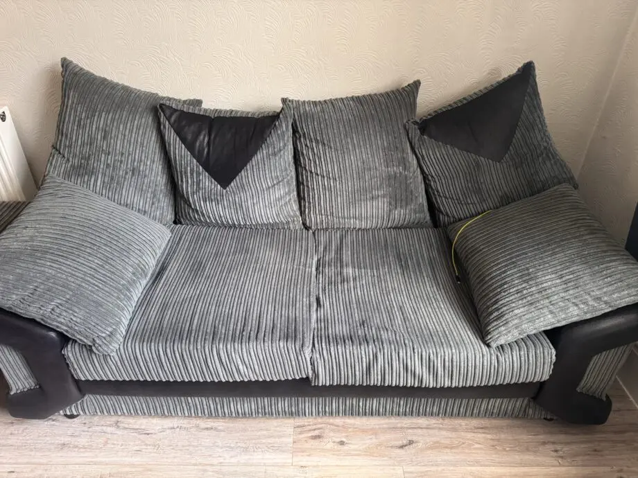 Grey 3 seater sofa