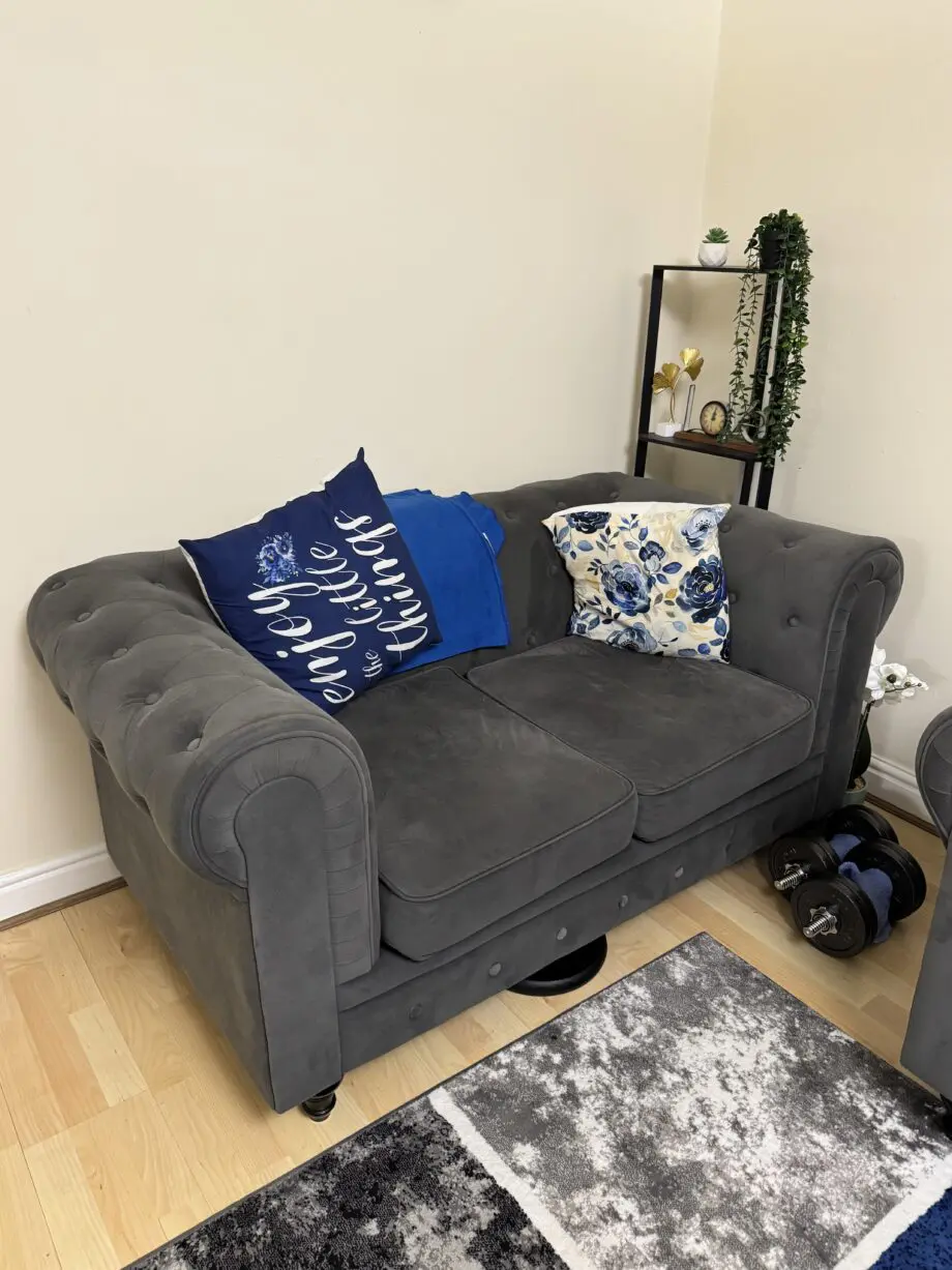 3+2 Sofa sets grey color