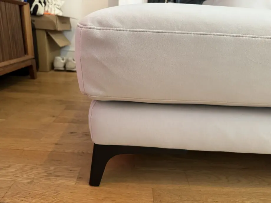 Natuzzi Brezza White/grey Speranza corner sofa