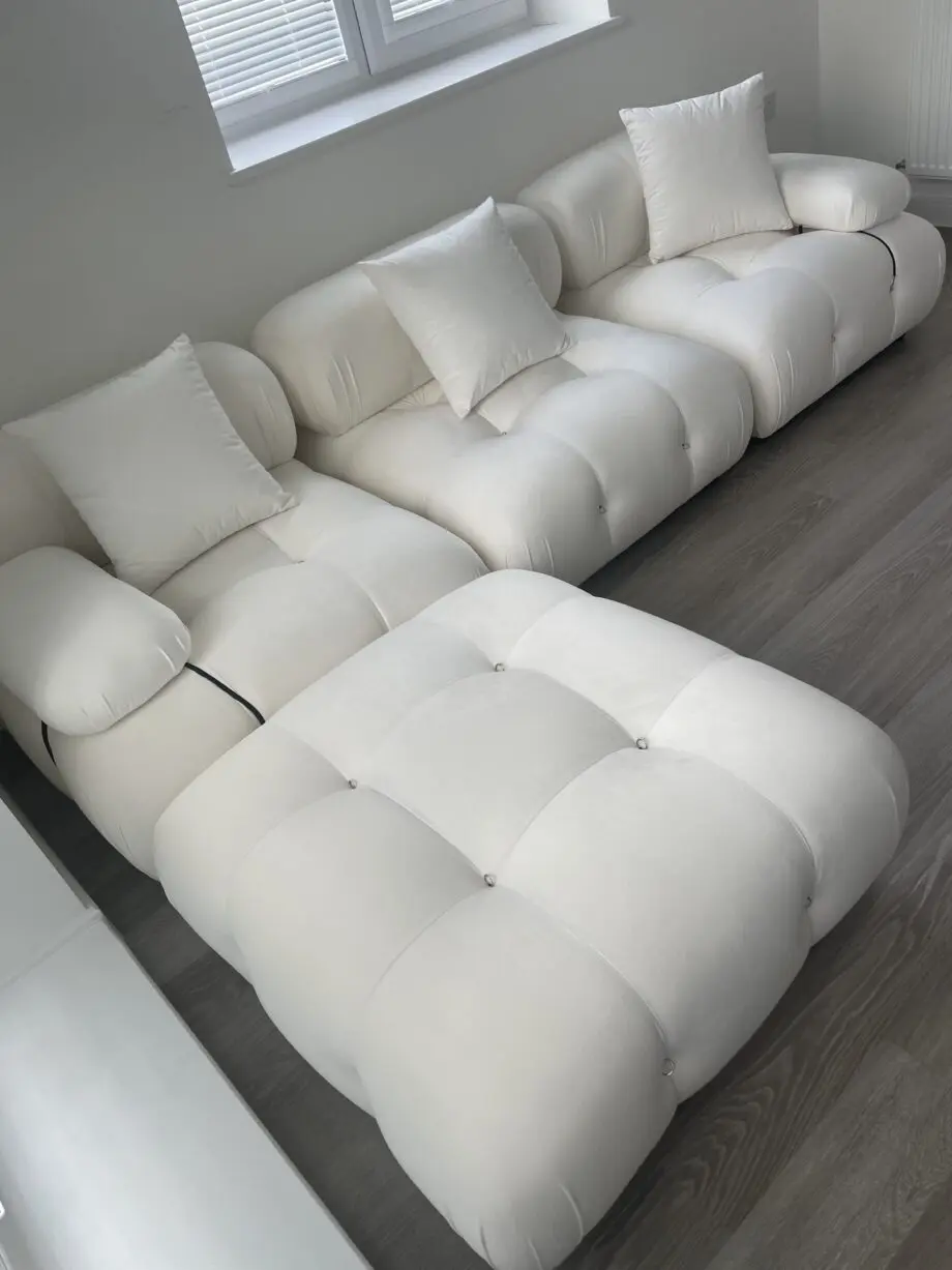 Siena Home luxury style Corner Sofa (velvet)