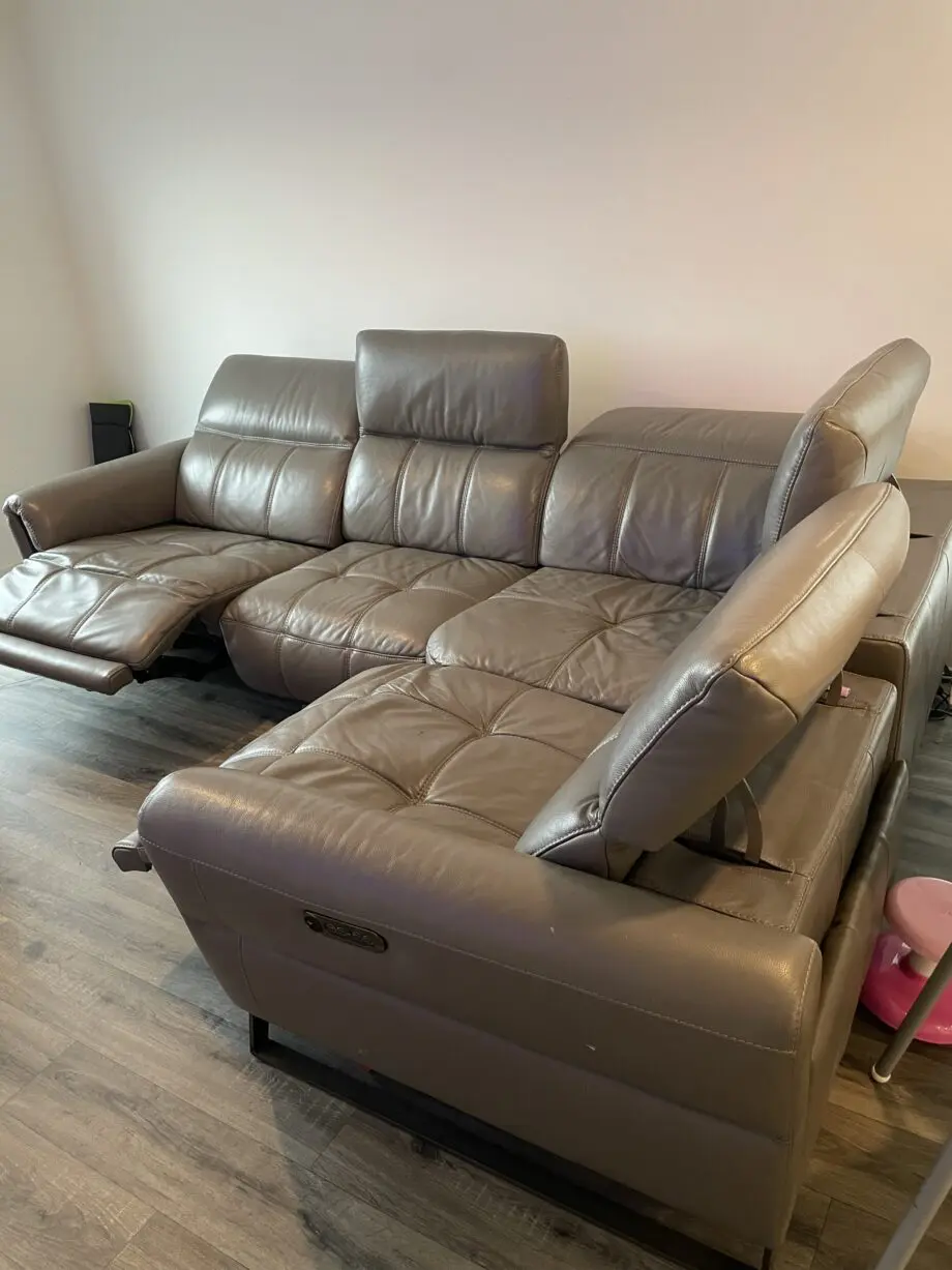 Sofology Reclining Leather Sofa
