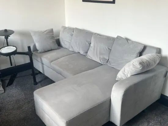 New Light Grey Small 3 seater sofa