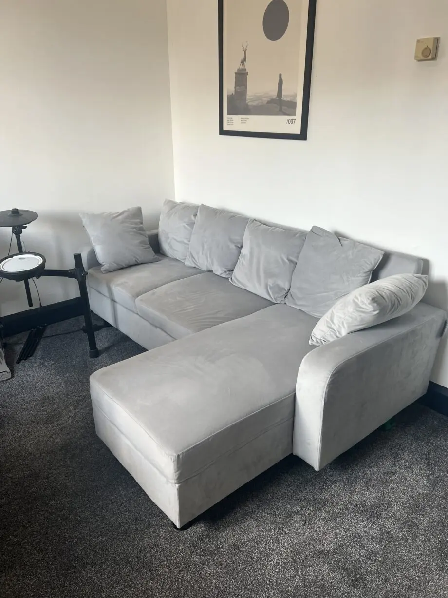 New Light Grey Small 3 seater sofa