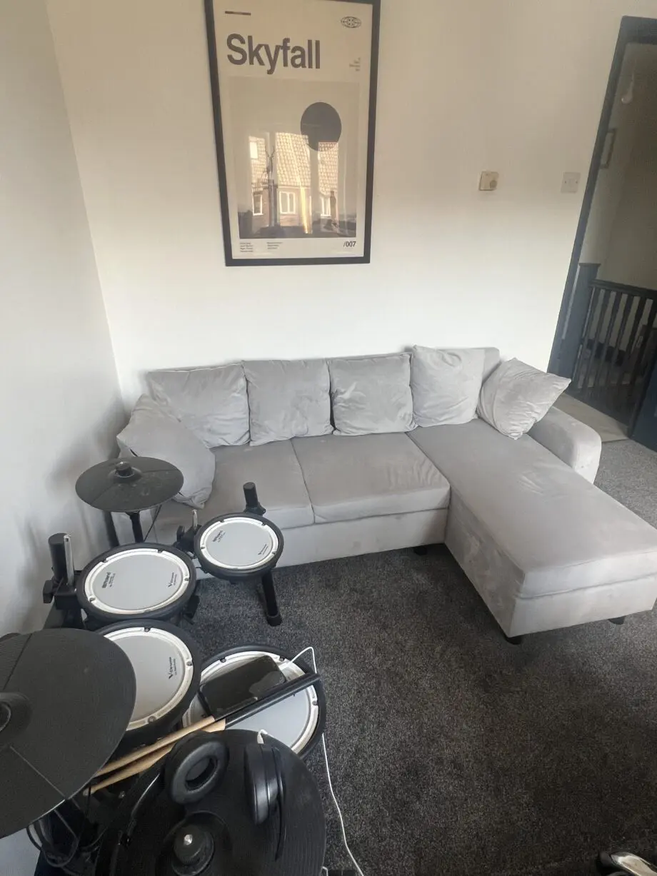 New Light Grey Small 3 seater sofa