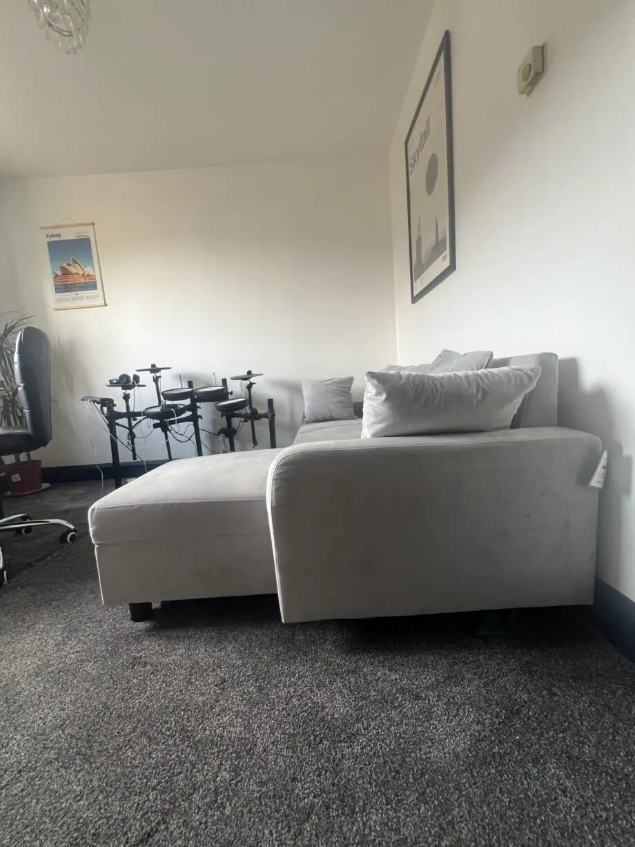 New Light Grey Small 3 seater sofa