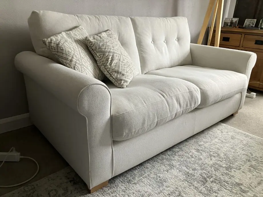 DFS Cream 3 Seater Sofa