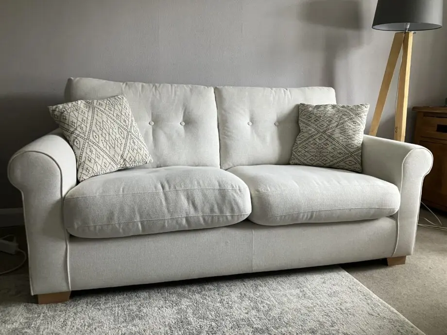 DFS Cream 3 Seater Sofa
