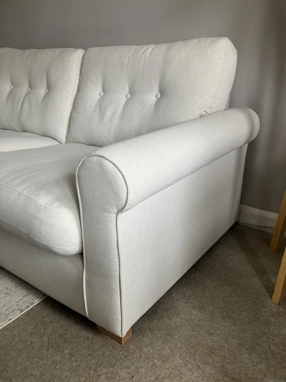 DFS Cream 3 Seater Sofa