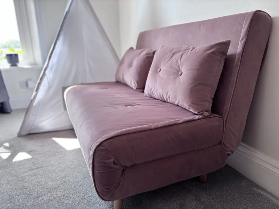 Made Haru Dusty Pink 2 seater sofa
