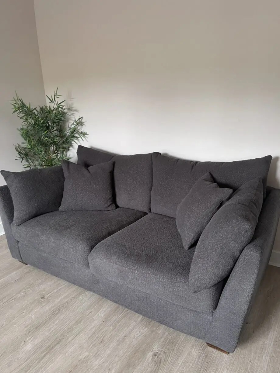 SOFOLOGY 2025 BOUCLE SOFA- colour “smoke” very comfy