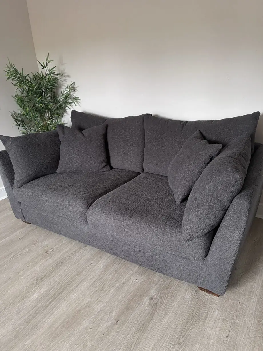 SOFOLOGY 2025 BOUCLE SOFA- colour “smoke” very comfy