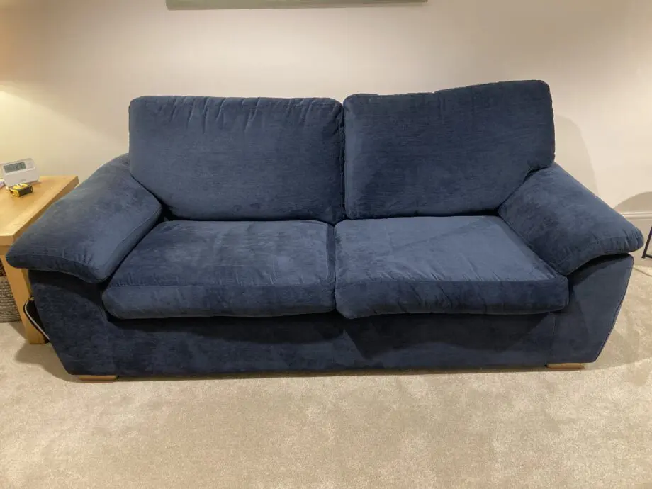 John Lewis Navy (Aquaclean Titan Navy) Camden 3 Seater Sofa