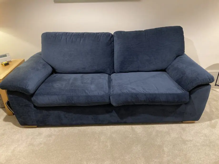 John Lewis Navy (Aquaclean Titan Navy) Camden 3 Seater Sofa