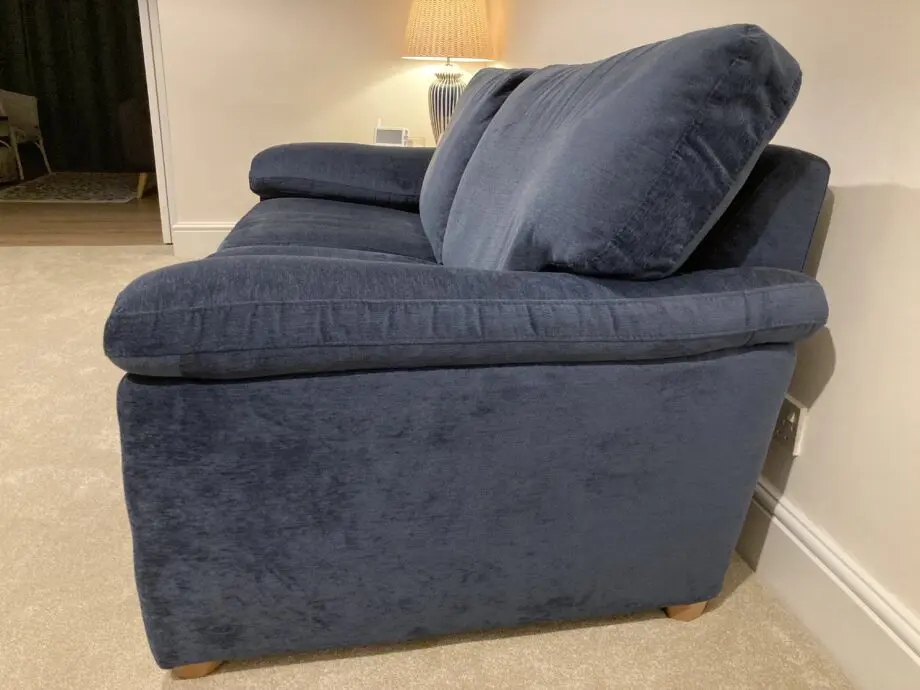 John Lewis Navy (Aquaclean Titan Navy) Camden 3 Seater Sofa