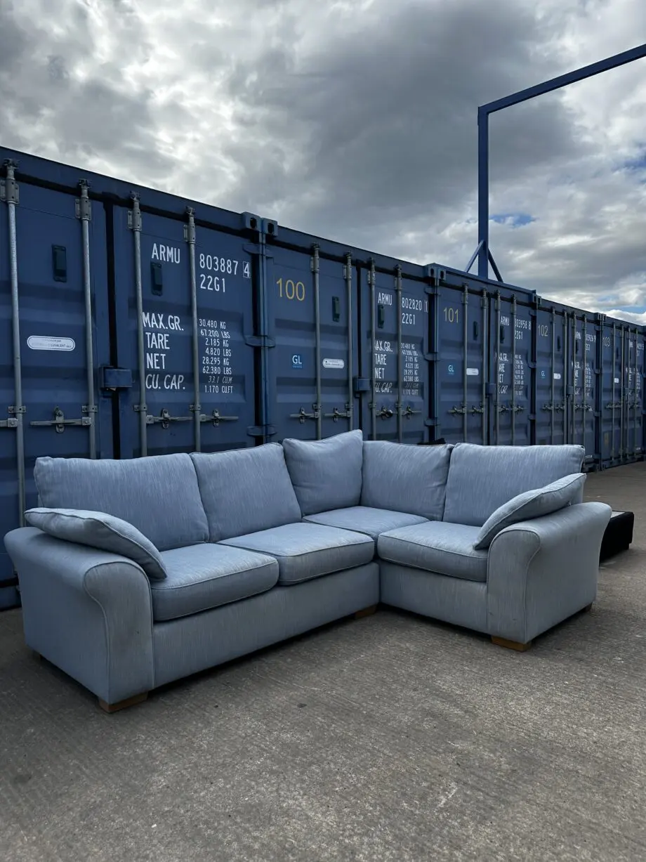 Next blue corner sofa