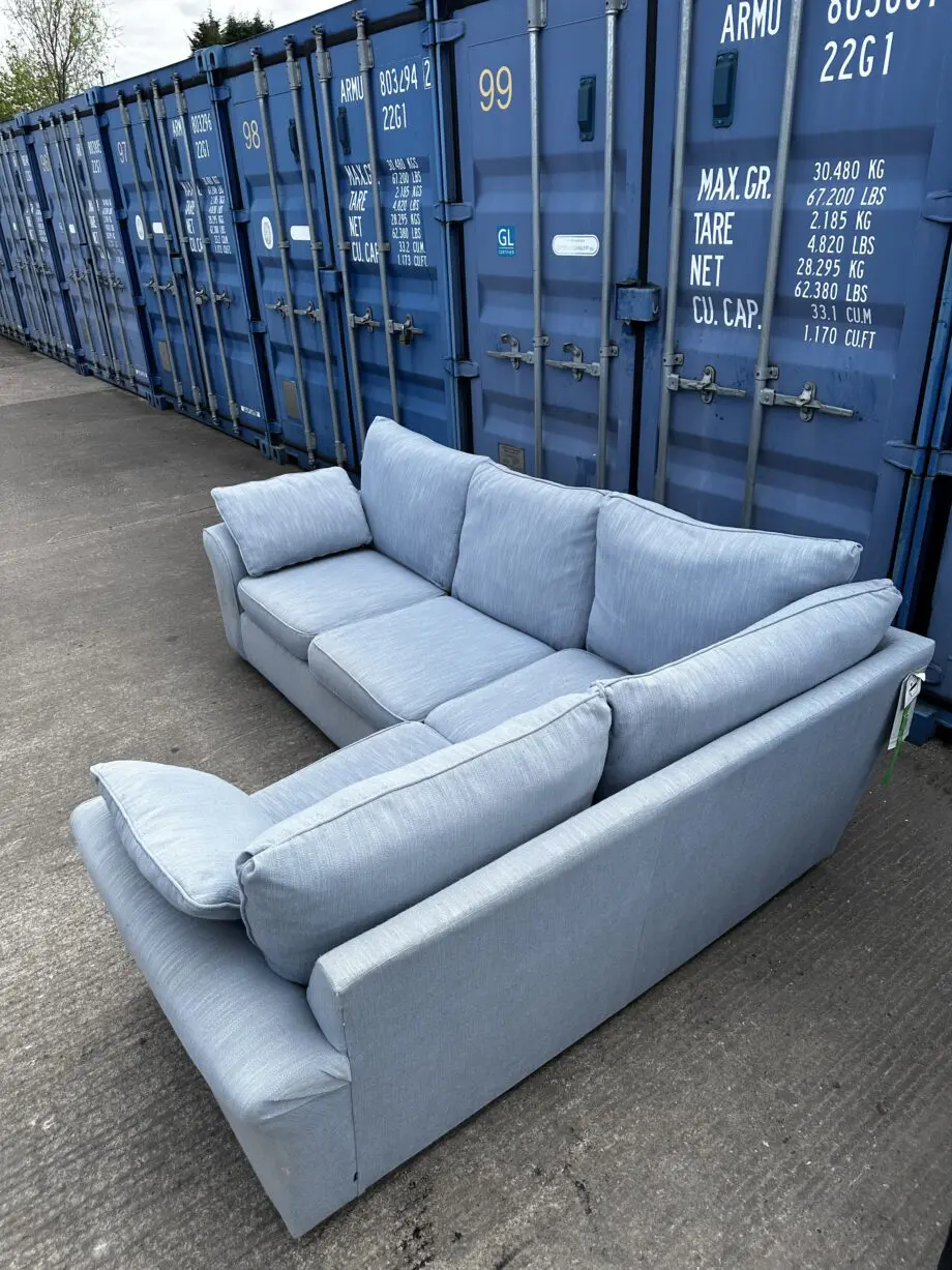 Next blue corner sofa
