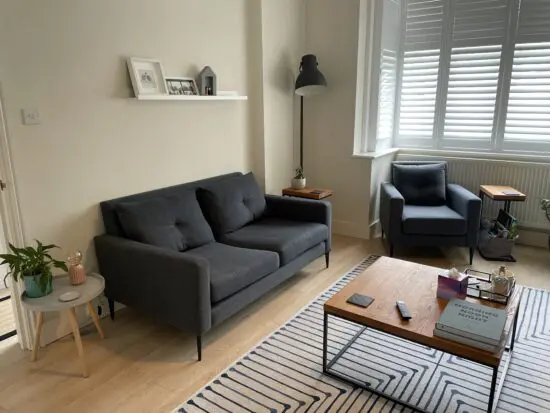 Heals Brunel 2 seater sofa & chair in Murcia grey