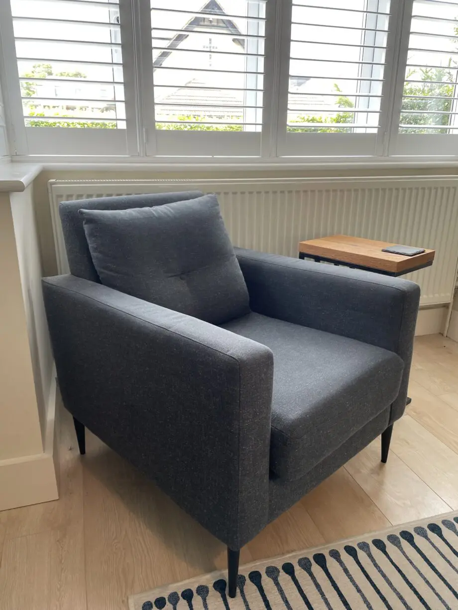 Heals Brunel 2 seater sofa & chair in Murcia grey
