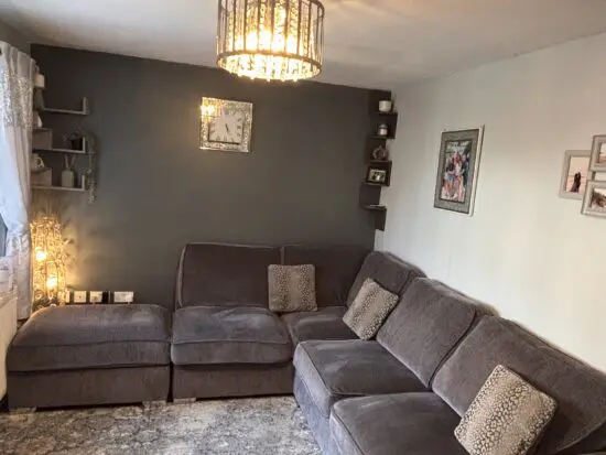 Nearly new, corner sofa