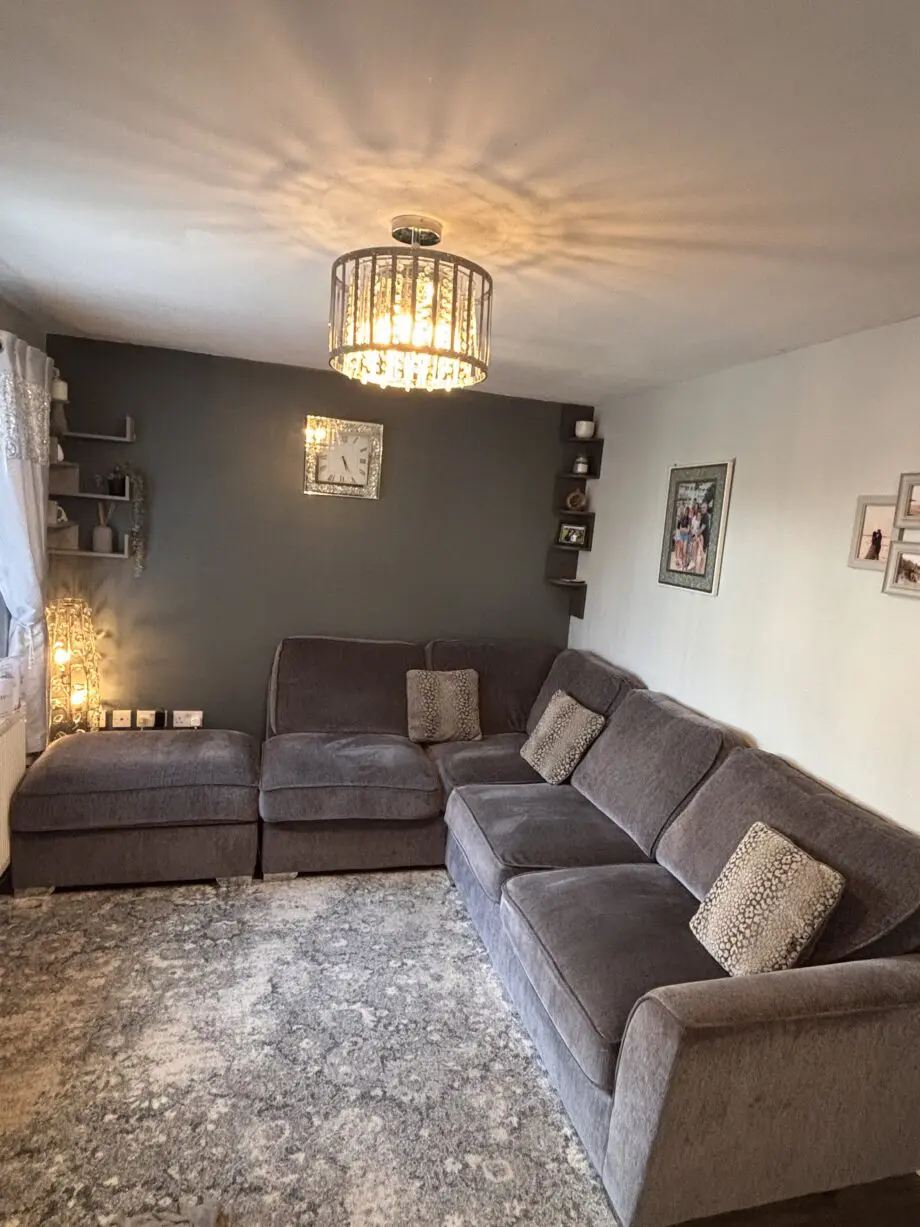Nearly new, corner sofa