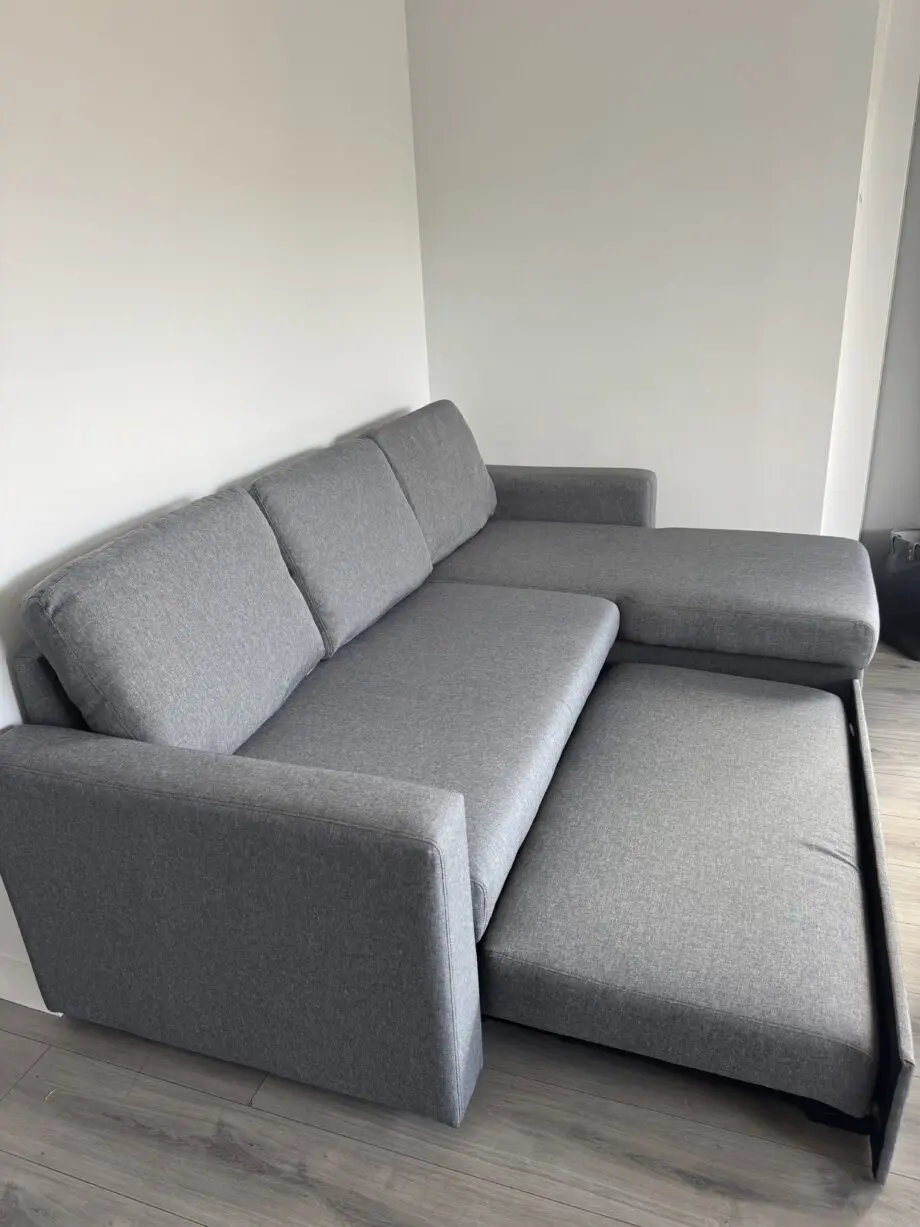 Grey corner sofa(sofa bed)