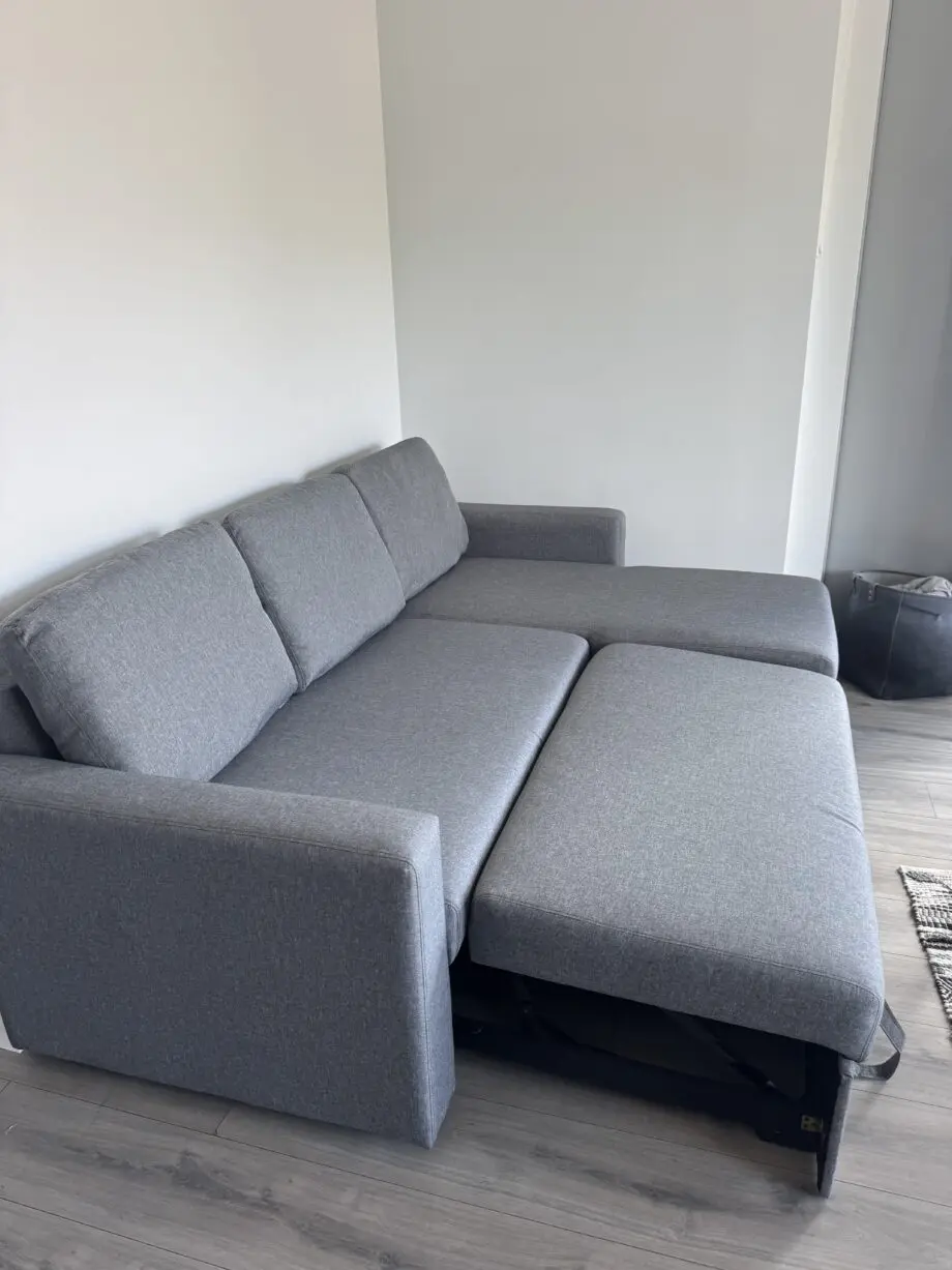 Grey corner sofa(sofa bed)