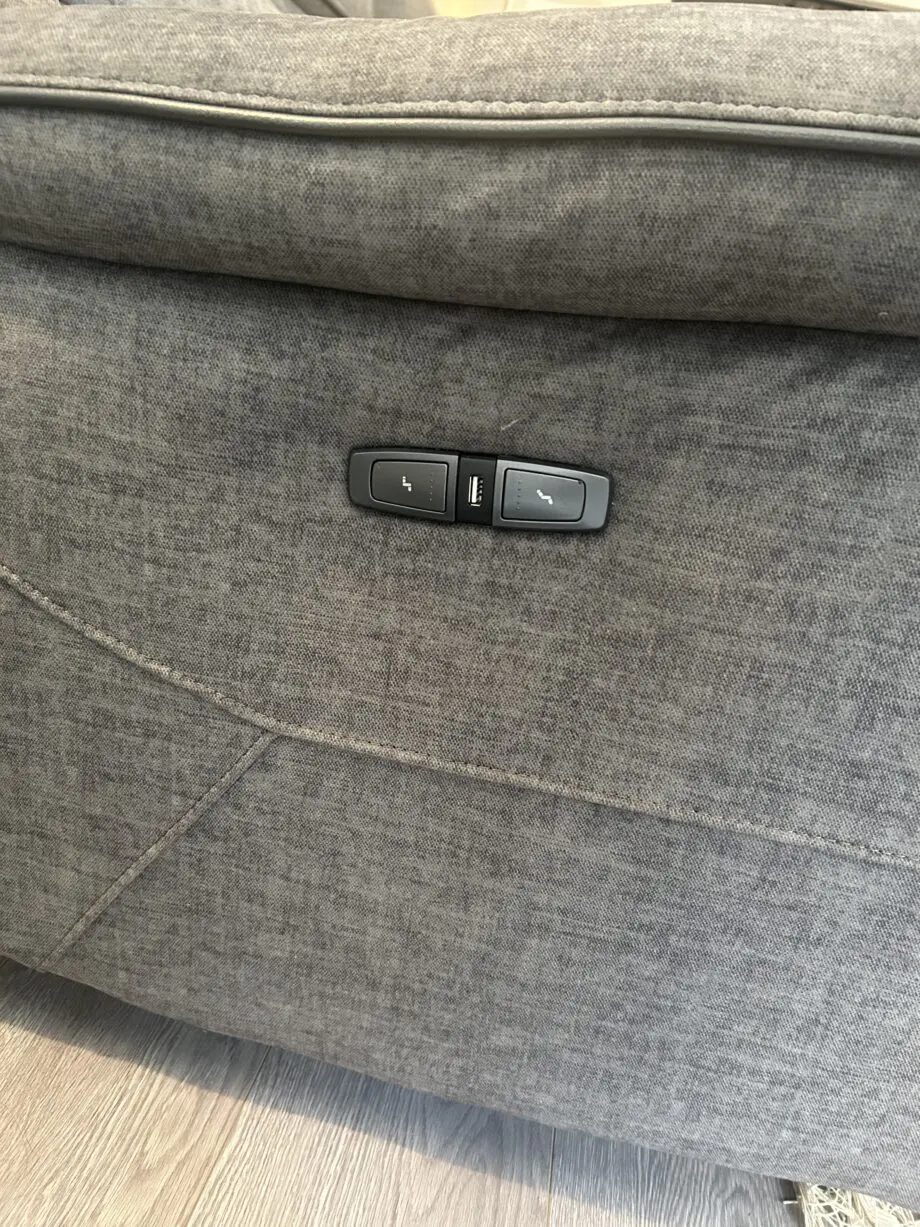 DFS Grey Recliner Sofa