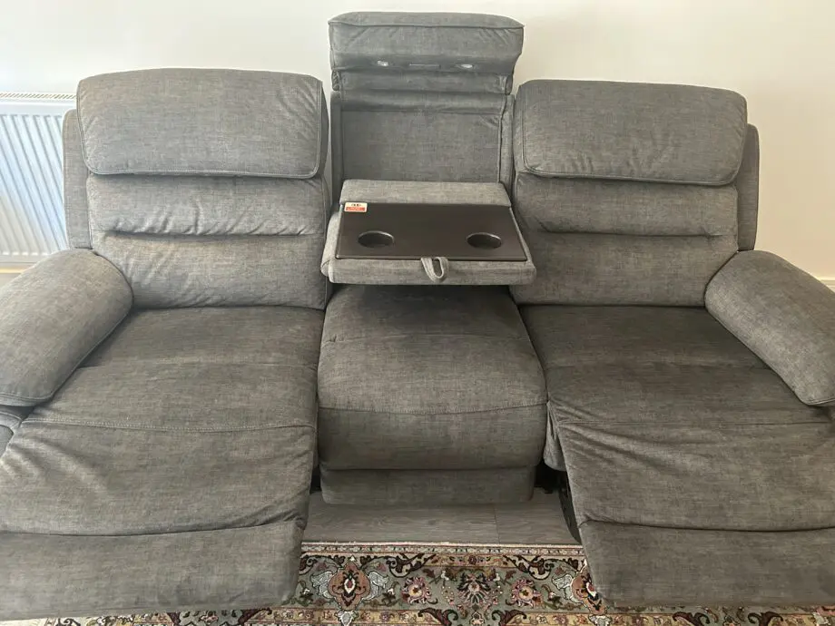 DFS Grey Recliner Sofa