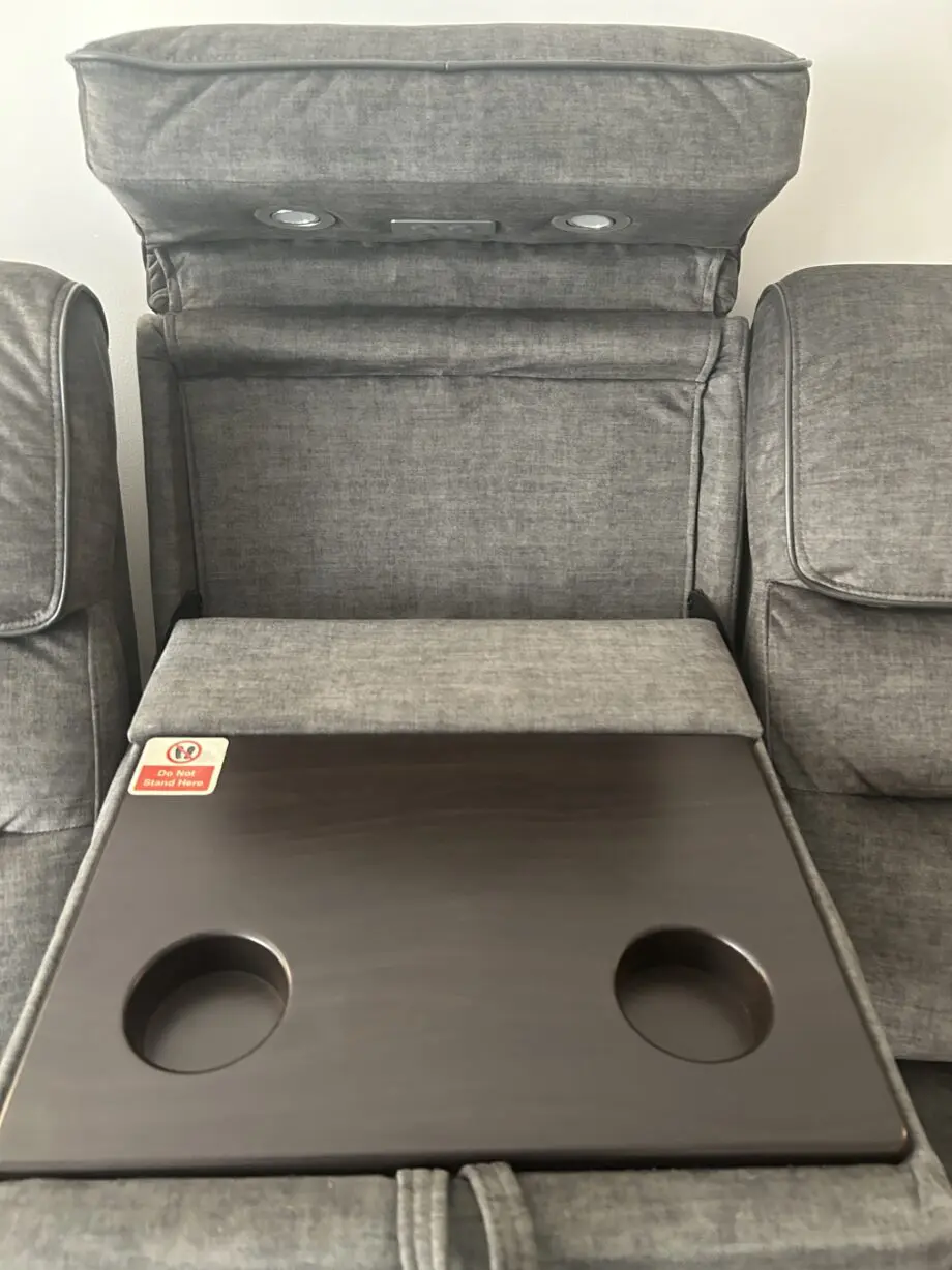 DFS Grey Recliner Sofa