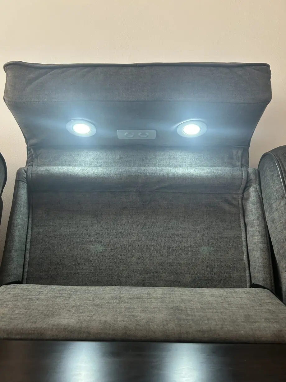 DFS Grey Recliner Sofa