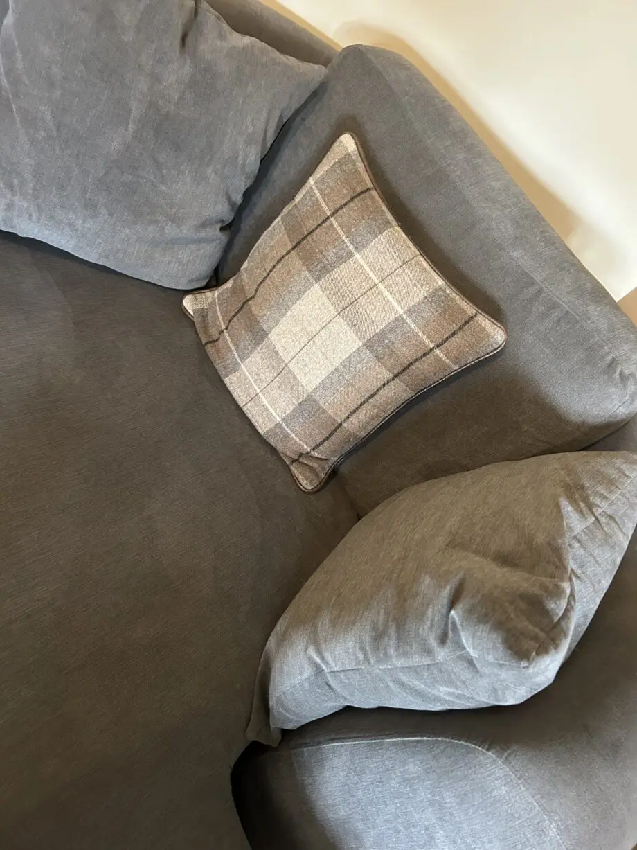 Next grey swivel love chair