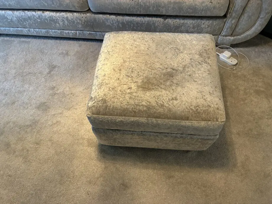 dfs gabriella 4 seater sofa and foot stool