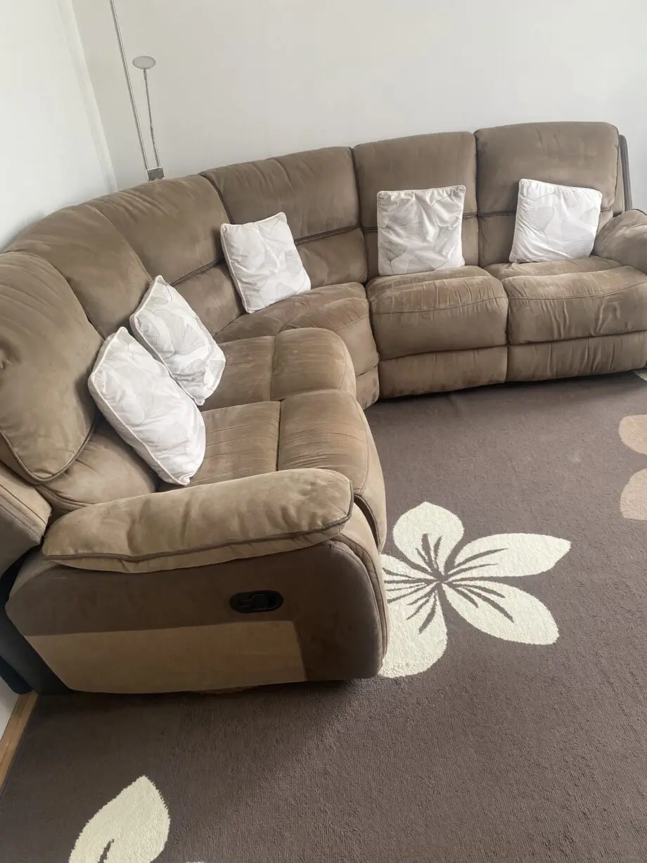 5 seater recling corner sofa & 2 seater recling sofa