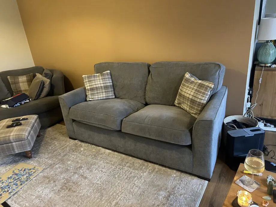 Next Grey two seater sofa