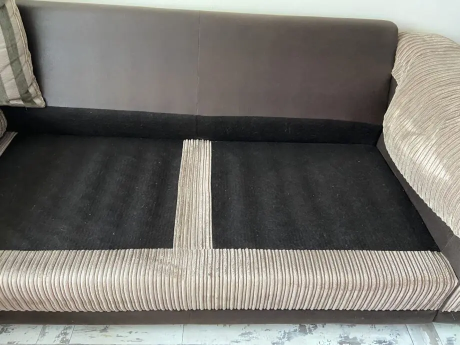 DFS Brown/Beige Corner Sofa