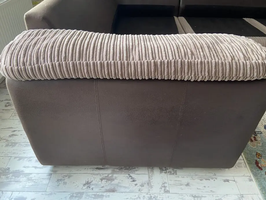 DFS Brown/Beige Corner Sofa