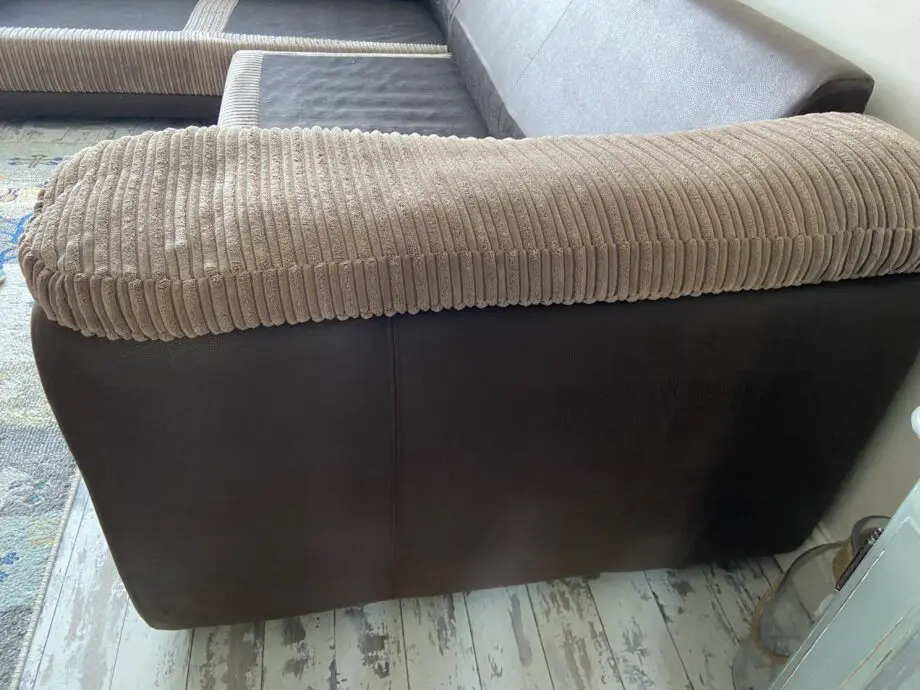 DFS Brown/Beige Corner Sofa