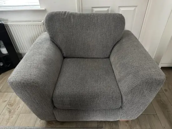 SCS Grey Lulu Armchair