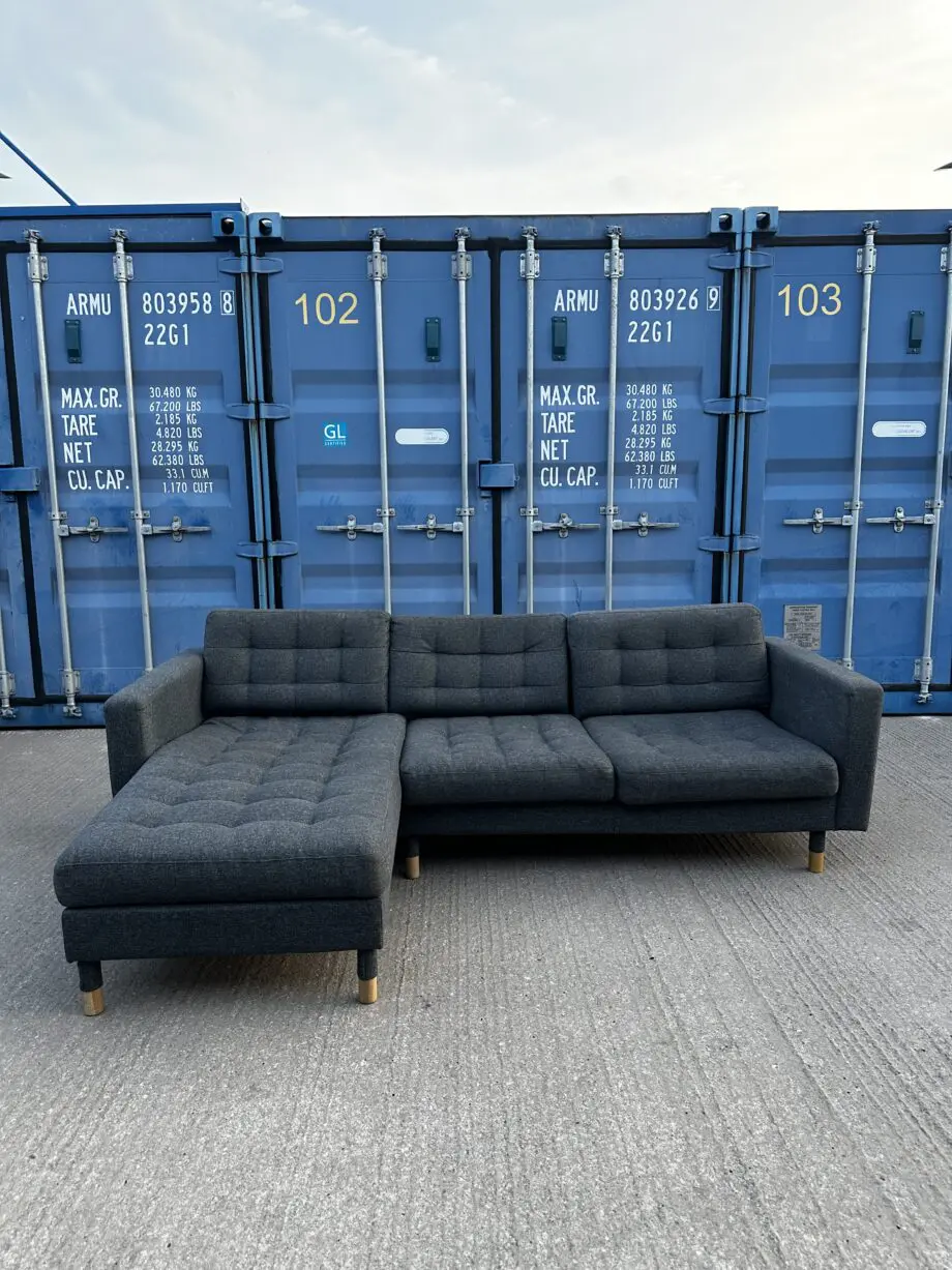 IKEA grey corner sofa