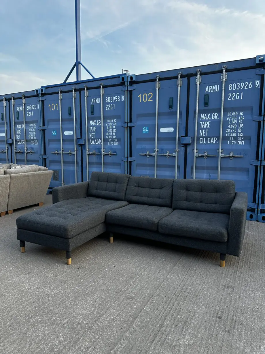 IKEA grey corner sofa