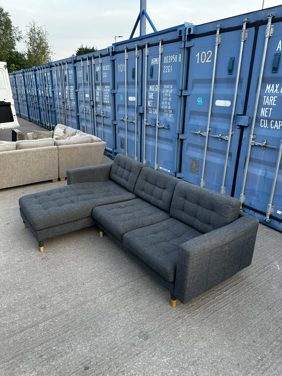 IKEA grey corner sofa