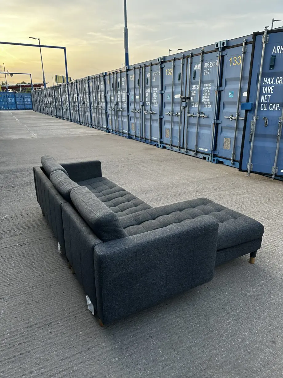 IKEA grey corner sofa