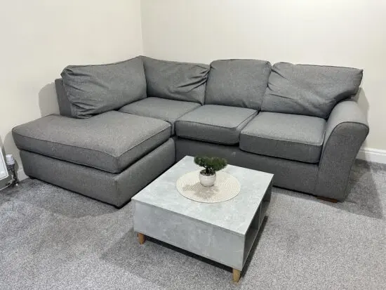 Gray Michigan II left Corner Sofa
