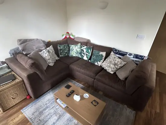 Brown Corner Sofa
