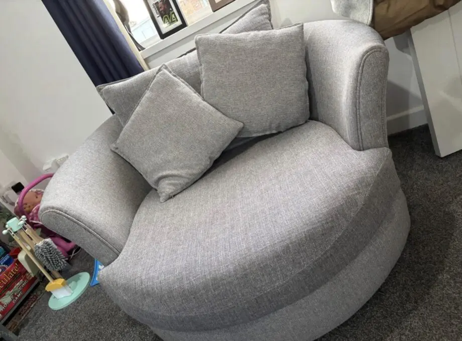 DFS Owen Grey Cuddle Sofa