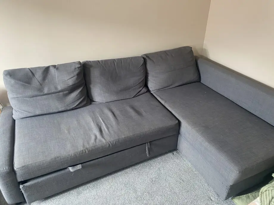 Dark Grey IKEA Corner Sofa Bed
