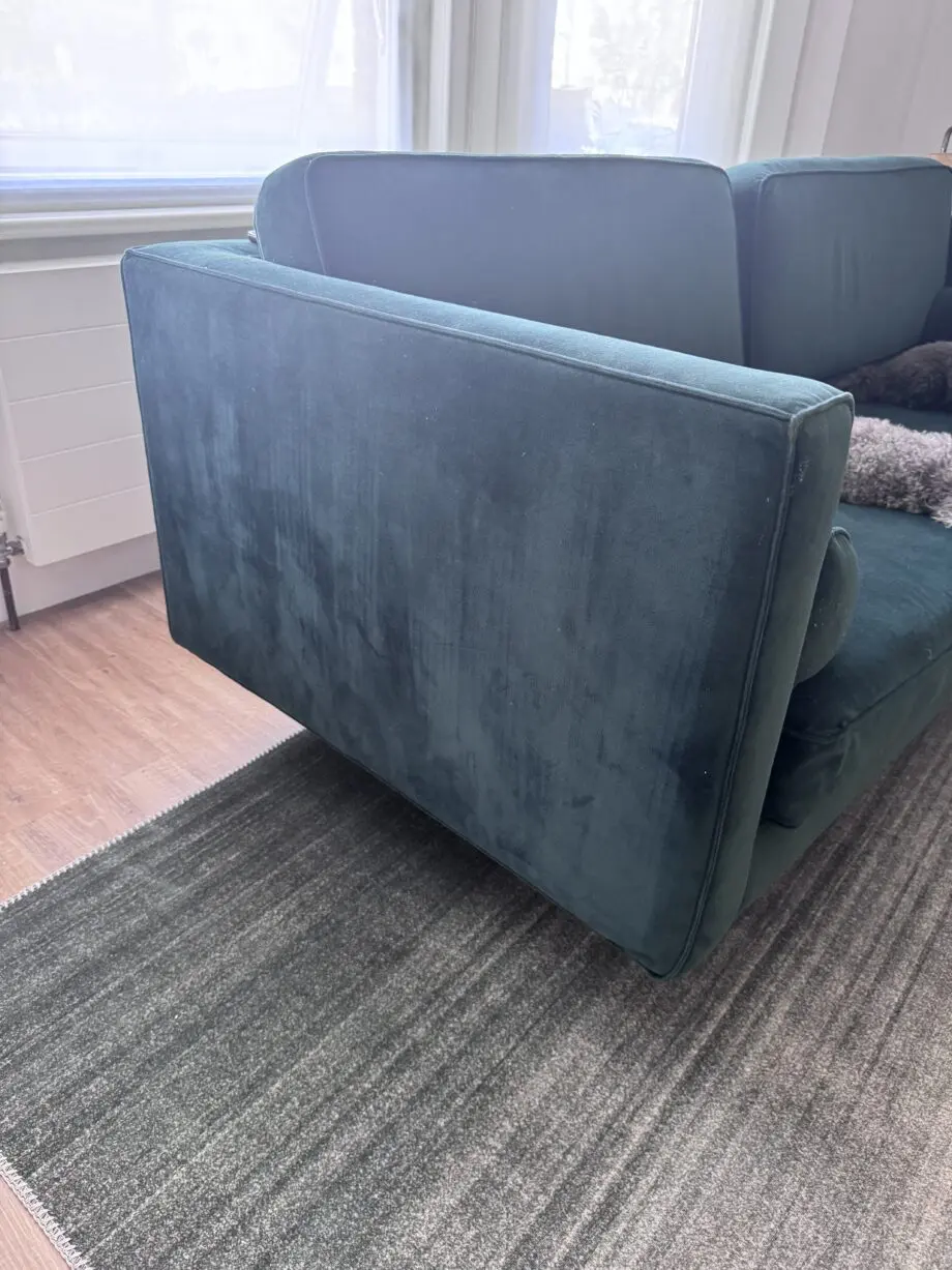 Green 3 seater sofa couch